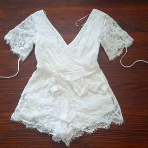 Lace romper
